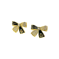 Golden Belle Bow Earrings