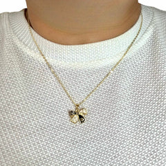 Golden Belle Bow Necklace