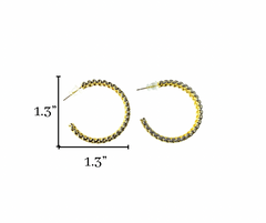 Julie Hoops Earrings