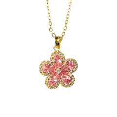 Blossom Radiance Flower Necklace