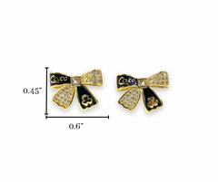 Golden Belle Bow Earrings