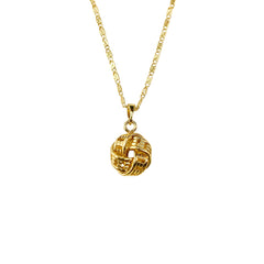 Eternal Woven Knot Necklace