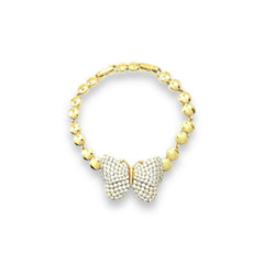 Rose White Butterfly Bracelet