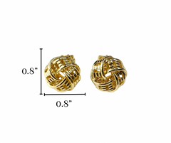 Eternal Woven Knot Earrings