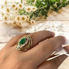 Emerald Golden Ring