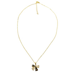 Golden Belle Bow Necklace