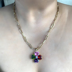 Aura Flower Necklace