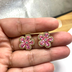 Blossom Radiance Flower Earrings