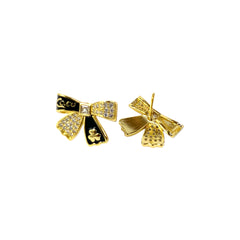 Golden Belle Bow Earrings