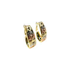 Luxe Radiance Hoop Earrings