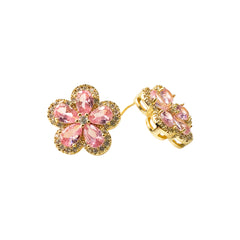 Blossom Radiance Flower Earrings